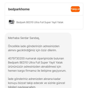 Yanlış Yatak, Çözülmeyen İade Ve Kargo Sorunu!