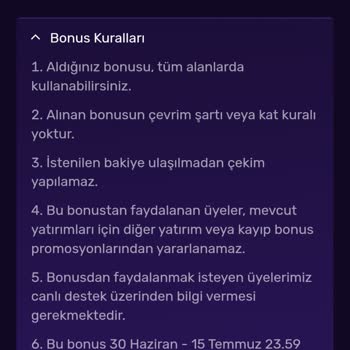Promosyon Şartlarının Değiştirilmesi Ve Ödeme Sorunu