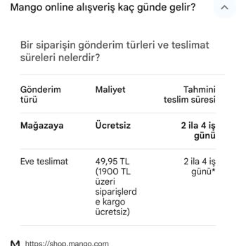 Mango Online Siparişimde Bilgilendirme Eksikliği Ve İletişim Sorunu