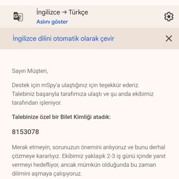 Mspy Aboneliği İptal Edilmiyor, Kartımda Güvenlik Endişesi Yaşadım