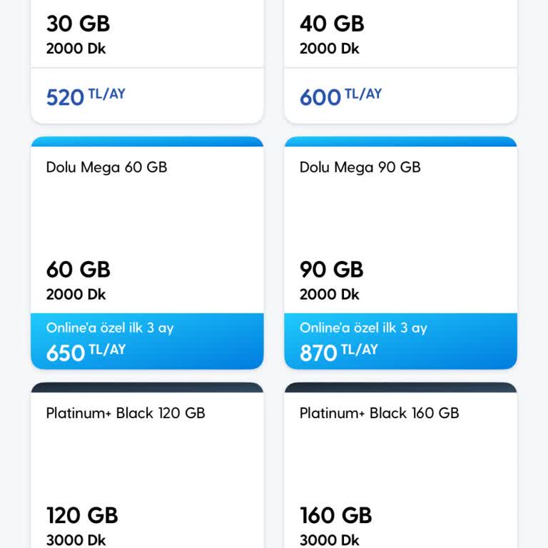 Genç Turkcell Tarifelerine Erişemiyorum
