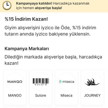 Kampanya Şartlarına Uymama Gerekçesiyle İndirimim Yüklenmedi