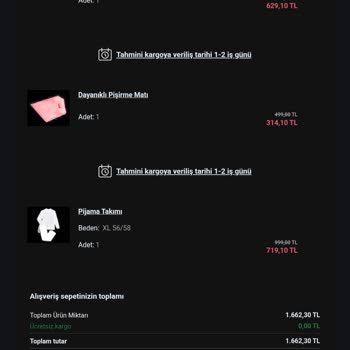 Tchibo'dan Eksik Ve Hatalı Ürün Teslimatı: Müşteri Mağduriyetinin Giderilmesini Talep Ediyorum