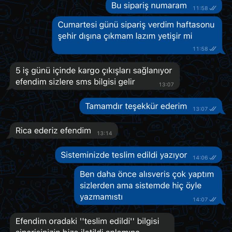 Siparişim Teslim Edilmeden Teslim Edildi Görünüyor Paramı Geri İstiyorum