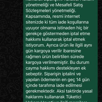 50 Gündür Teslim Edilmeyen Sipariş Ve Yanıltıcı Bilgilendirme