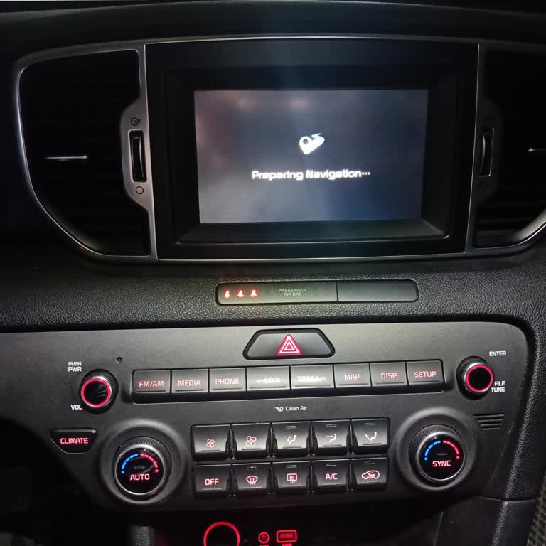 I Face Navigation Issue on Kia Sportage 2017 Showing ‘Preparing Navigation’