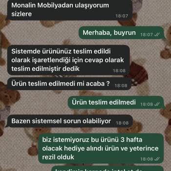 Teslim Edilmeyen Ürün Ve İade Sürecinde Yaşanan Sorunlar