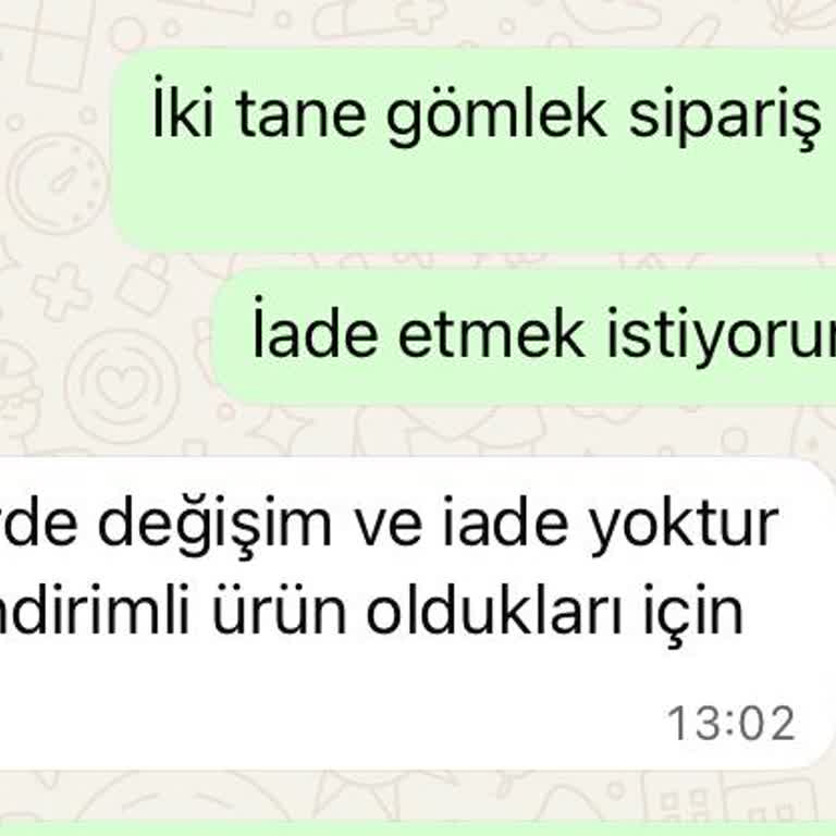 Siparişim Gönderilmedi Paramı Geri Almak İstiyorum