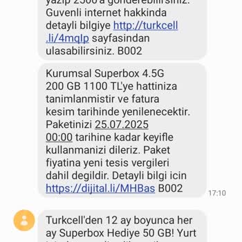 Bimcell Kullanıcısına Turkcell Mesajları Ve Çözümsüz Müşteri Hizmetleri