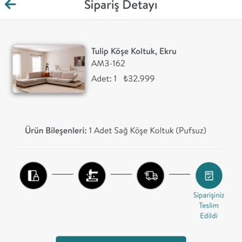 Vivense Köşe Koltuk Arızası Garanti Dışı Bırakıldı