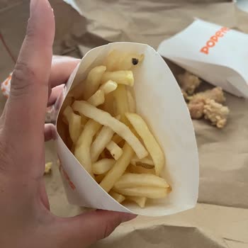 Eksik Ve Kalitesiz Gelen Popeyes Siparişi Hayal Kırıklığı Yarattı