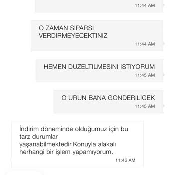 Ödemesi Yapılan Siparişim Habersizce İptal Edildi, Müşteri Hizmetleri İlgisiz Kaldı