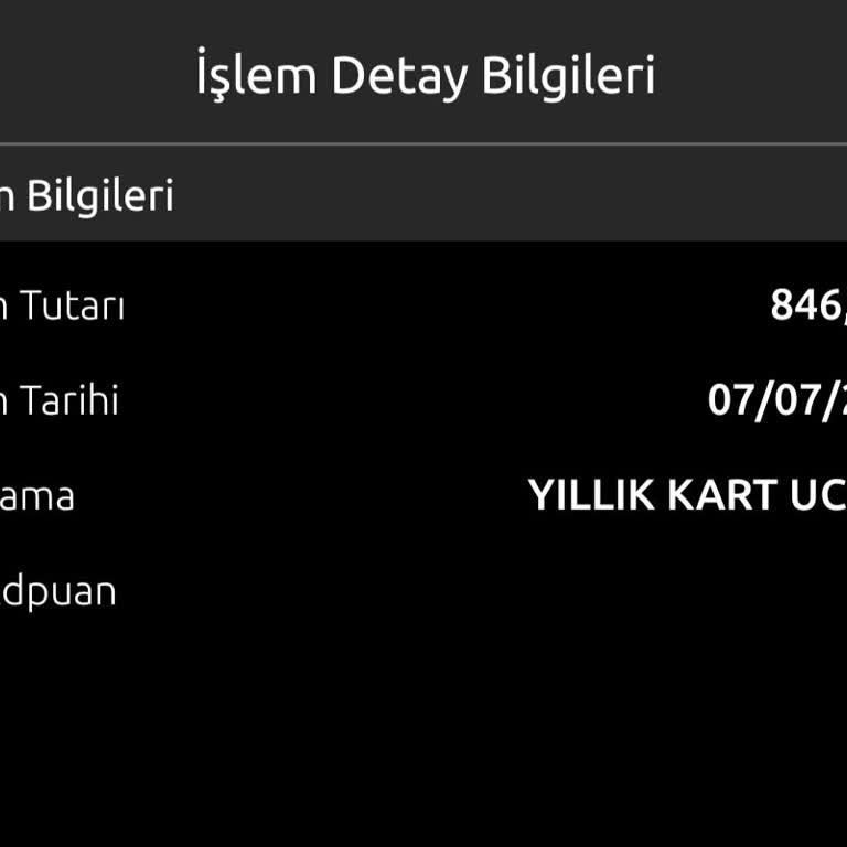 Yıllık Kart Aidatı Haksız Yere Ekstreme Yansıtıldı İadesini Talep Ediyorum