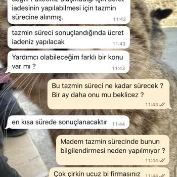 Kargo Teslimatında Yaşanan Gecikme Ve İletişim Sorunları