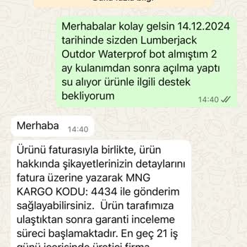Garantiye Gönderilen Bot İçin 4 Aydır Geri Dönüş Yapılmadı