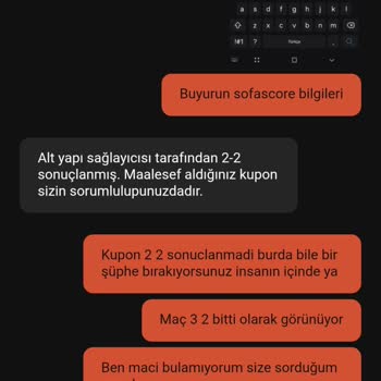 Maç Sonucu Ve Kuponumda Yaşanan Sorunlar