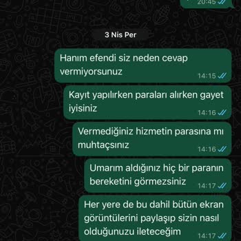 Eğitim Ve Kitap Gönderilmedi, Ücret İadem Yapılmadı