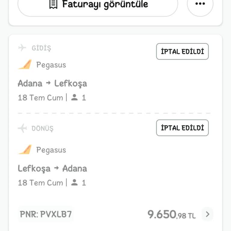 Bilet İptalinde Sistem Hatası Ve Mağduriyet