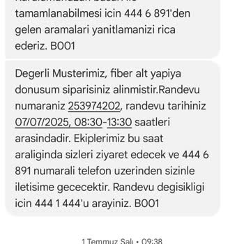 TTNET Fiber Kurulumu İçin 5 Saat Evde Bekletildim, Bilgi Verilmeden Randevu İptal Edildi