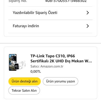 Amazon'dan Alınan Webcam'in Değişimi Aşırı Kullanım Gerekçesiyle Reddedildi