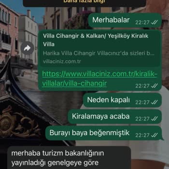 Airbnb Üzerinden Kiraladığımız Villanın Rezervasyonu Keyfi Olarak İptal Edildi