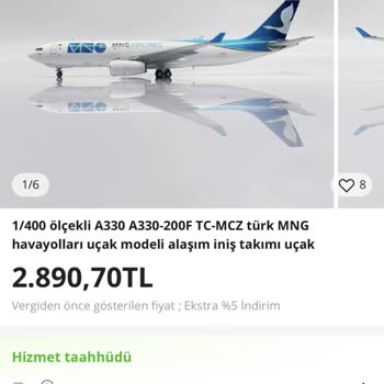 MNG A330 Maket Uçağı Türkiye'de Neden Satılmıyor