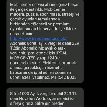 Onayım Dışında Yapılan Mobil Üyelik Ve Haksız Fatura Yansıtması