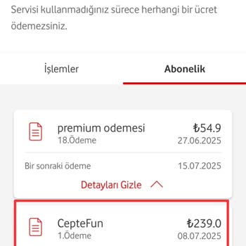 Onayım Dışında Yapılan Mobil Üyelik Ve Haksız Fatura Yansıtması