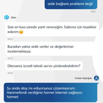Sürekli Bağlantı Kopması Ve Yetersiz Müşteri Desteği Yaşıyorum