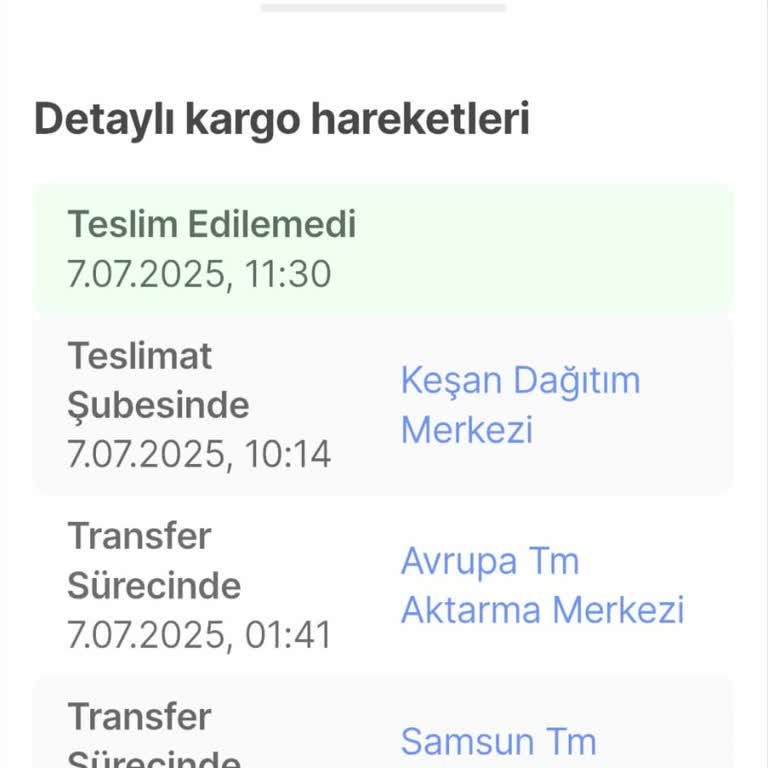 Teslimat Alanı Sorunu Ve Yanıltıcı Bilgilendirme Mağduriyeti