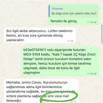 Vivense Teslimat Ve İletişim Sorunları Ek Ücret Mağduriyeti
