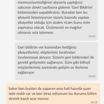 Haksız İade Reddi Ve Satıcı Firmanın Keyfi Davranışı Nedeniyle Mağduriyet