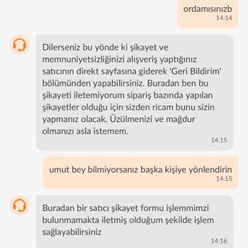 Haksız İade Reddi Ve Satıcı Firmanın Keyfi Davranışı Nedeniyle Mağduriyet