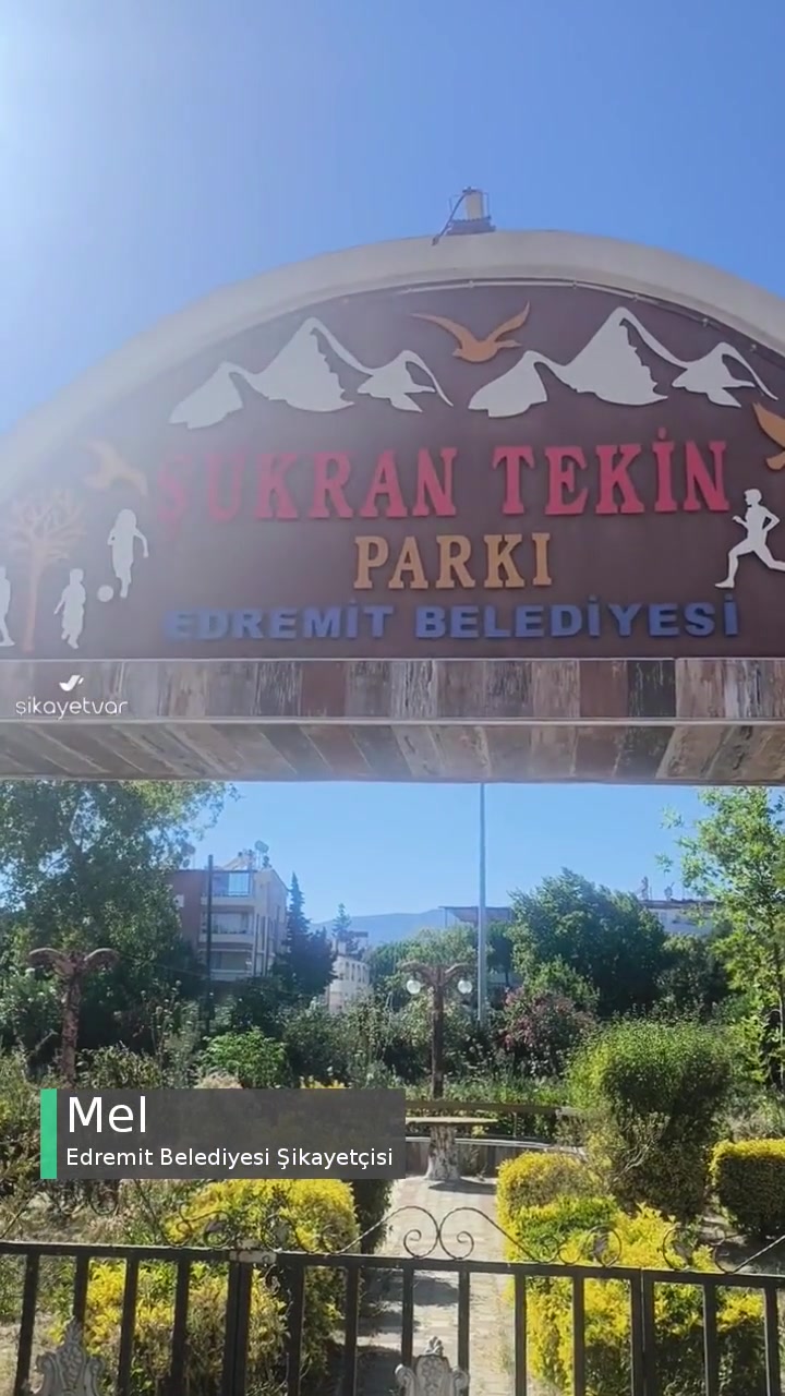 Edremit Belediyesi Kapısında Kilit Olan Belediye Parkı! videonun kapak resmi