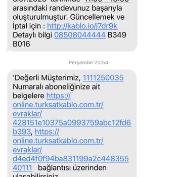 Kurulum Randevusu Verildiği Halde Modem Yok Denilerek İşlem Yapılmadı