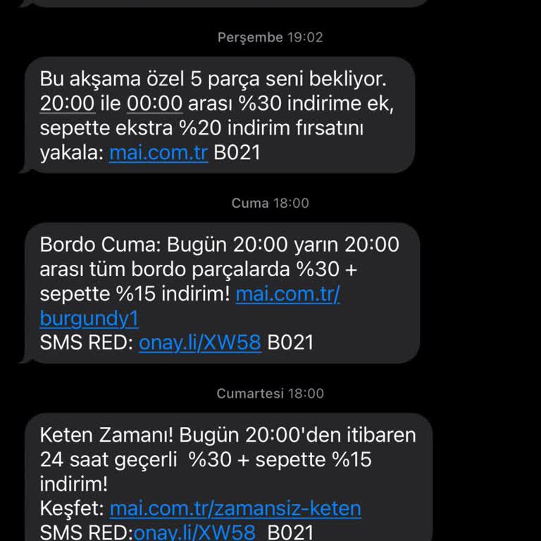 Mai Studios'tan Gelen SMS'ler Ret İşlemine Rağmen Durmuyor, Çözüm İstiyorum