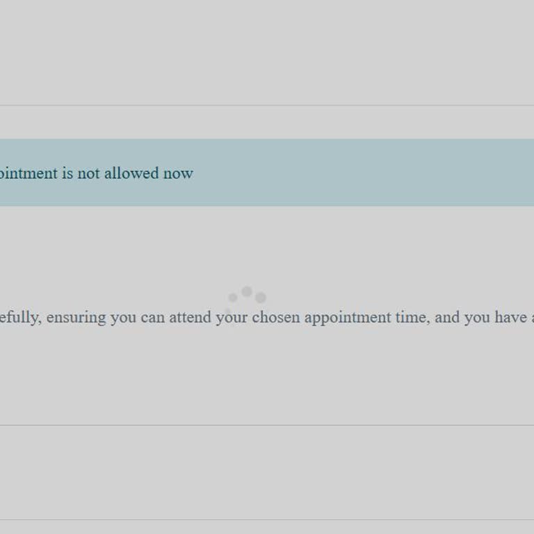 Randevu Erteleme İşleminde Karşılaşılan Hata