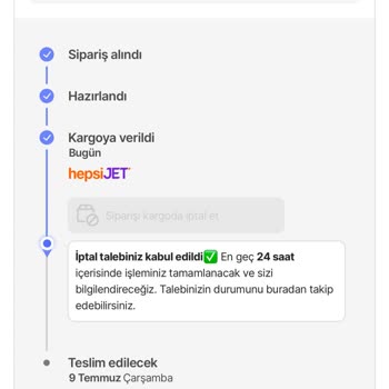 Kahve Makinesi Siparişim Hepsiburada Tarafından İptal Edildi