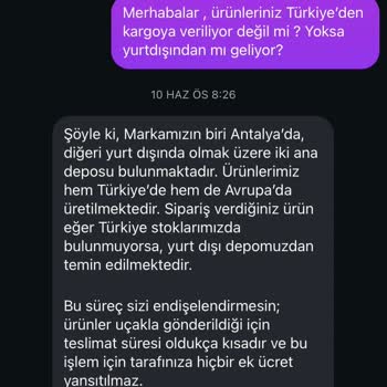 Geç Teslimat Ve İade Taleplerine Cevapsız Kalındı