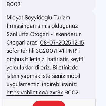 Midyat Seyyidoğlu Turizm Otobüs Gecikmesi Ve Uzun Süreli Bekleme Mağduriyeti