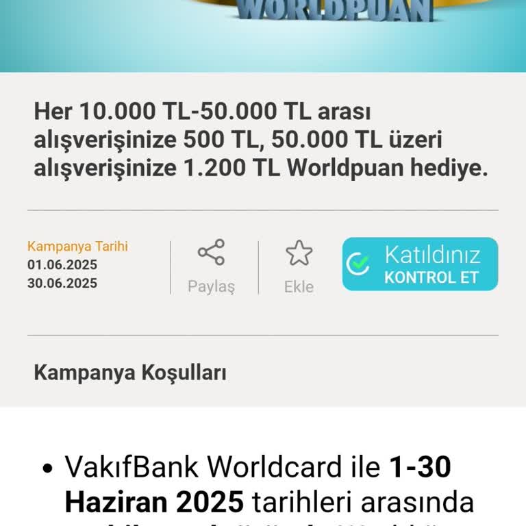 VakıfBank, Mil Puan Hakkımı Vermiyor!