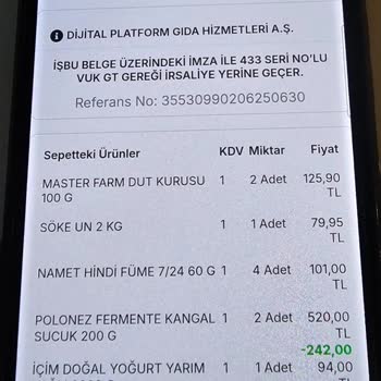 Migros Sanal Marketten Aldığım Polonez Sucuklar Bozuk Çıktı, İade Yerine Yenisi Gönderildi