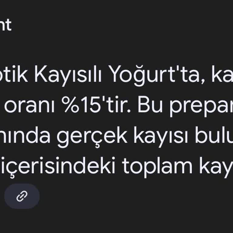 Kayısılı Yoğurtta Kayısı Hayal Kırıklığı!