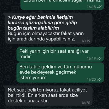 Kurye Teslimatında Yaşanan Gecikme Ve İletişim Sorunları Tatilimi Olumsuz Etkiledi