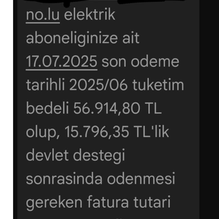 Boş Daireye Yüksek Elektrik Faturası Ve Yetersiz Müşteri Hizmeti