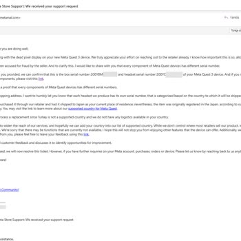 Arızalı Meta Quest 3 İçin İade Talebim Satıcı Ve Hepsiburada Tarafından Haksızca Reddedildi