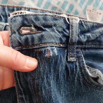 Hatalı Ve Defolu Jean Gönderimiyle Hayal Kırıklığı