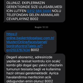 Başkent Doğalgaz'ın İletişimsiz Ve Sorumsuz Hizmet Süreci Yaşattı