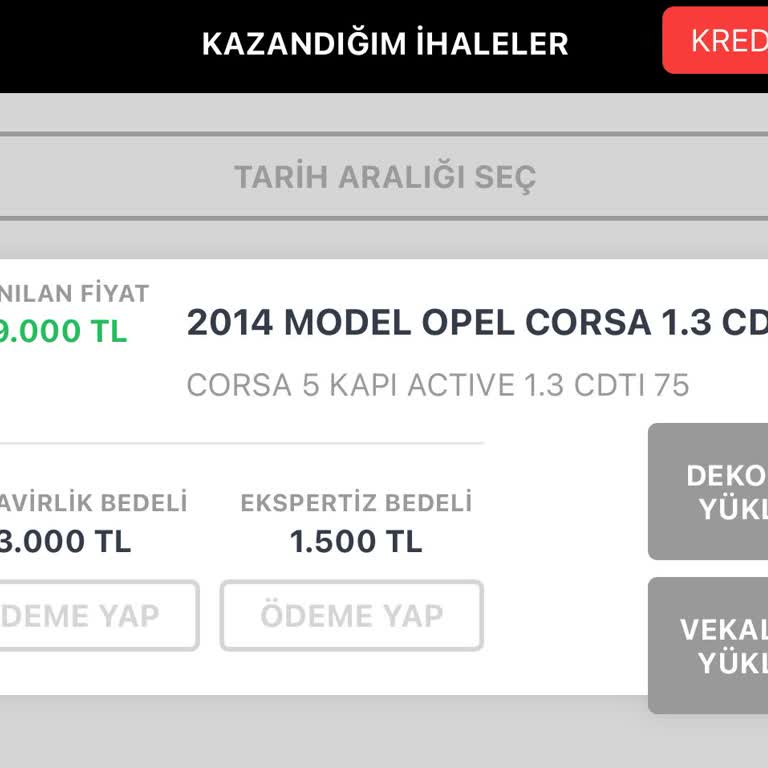 İhale Kazanan Aracın Teslim Edilmemesi Ve Kredi İadesinde Sorun