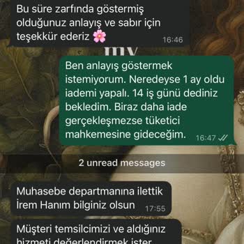 Mai Collection İade Sürecinde Sürekli Oyalama Ve İletişimsizlik